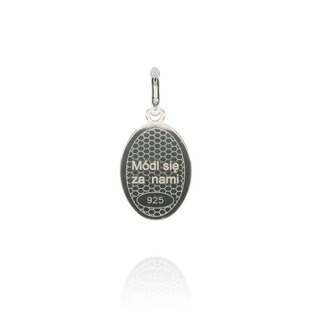Medalik srebrny (1,6 g) - Święty Charbel ( Szarbel ) MK003