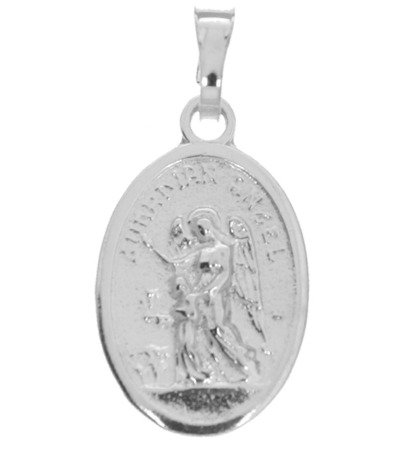 Medalik srebrny - Anioł Stróż MM016