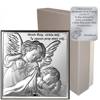 Obrazek srebrny Aniołek z latarenką z podpisem 6730S
